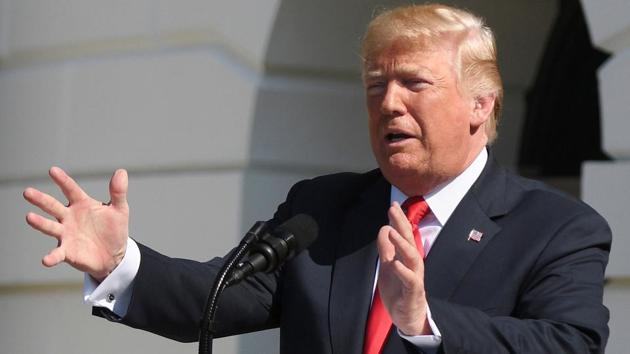 US President Donald Trump, who has repeatedly attacked the economic record of his predecessor’s administration, pledged during the 2016 campaign to double the growth to 4% or better. (Reuters) US President Donald Trump, who has repeatedly attacked the economic record of his predecessor’s administration, pledged during the 2016 campaign to double the growth to 4% or better. (Reuters)