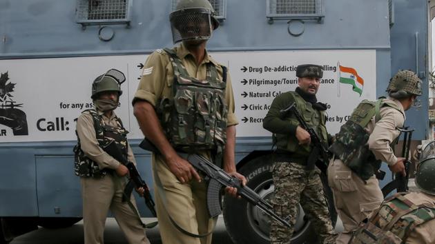 The abduction comes less than a week after militants killed police constable, Mohammad Salim Shah after abducting him from his house in south Kashmir. (AP/ Representative image) The abduction comes less than a week after militants killed police constable, Mohammad Salim Shah after abducting him from his house in south Kashmir. (AP/ Representative image)