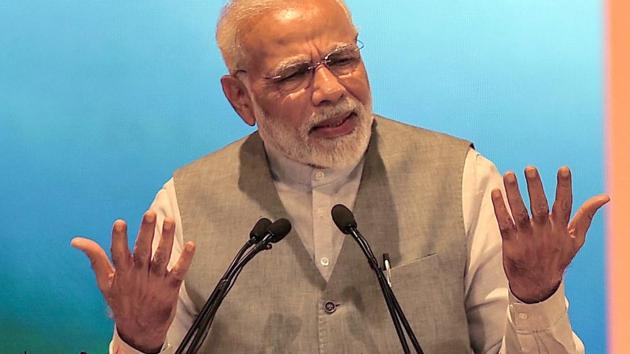 PM Modi said he feels honoured to be a ‘bhagidar’ of the problems of the poor. He was speaking at an event in Lucknow to mark the third anniversary of three government initiatives related to urban development. (PTI) PM Modi said he feels honoured to be a ‘bhagidar’ of the problems of the poor. He was speaking at an event in Lucknow to mark the third anniversary of three government initiatives related to urban development. (PTI)