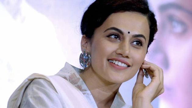 Taapsee Pannu at a promotional event for her film Mulk, in New Delhi on Monday. (PTI) Taapsee Pannu at a promotional event for her film Mulk, in New Delhi on Monday. (PTI)