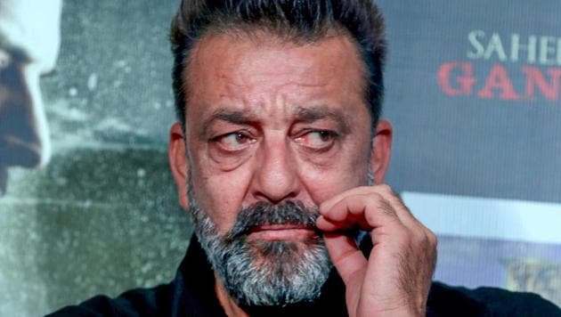 Sanjay Dutt at the trailer launch of Saheb, Biwi Aur Gangster 3.(PTI)