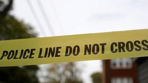 Yellow police tape is displayed at a crime scene.(Reuters/Representative image)