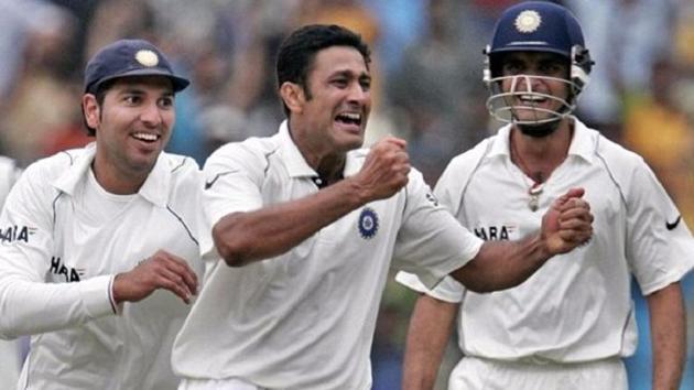 Anil Kumble guided India to victory over England at Headingley in 2002.(Getty Images)