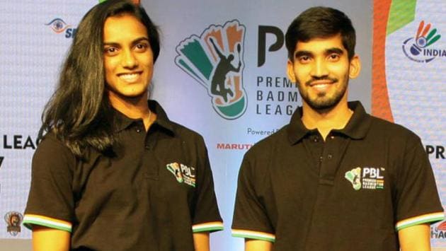 PV Sindhu and Kidambi Srikanth will represent India at the Badminton World Championship in China.(Twitter)