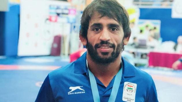 Bajrang Punia has now won two consecutive gold medals.(Twitter (@BajrangPunia))