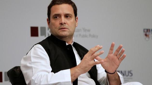 File Photo: Rahul Gandhi speaks at an event In Singapore March 8, 2018. REUTERS/Thomas White (Reuters File Photo) File Photo: Rahul Gandhi speaks at an event In Singapore March 8, 2018. REUTERS/Thomas White (Reuters File Photo)