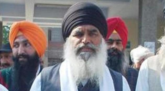 The officiating parallel jathedar of the Akal Takht Dhian Singh Mand.(HT FIle)