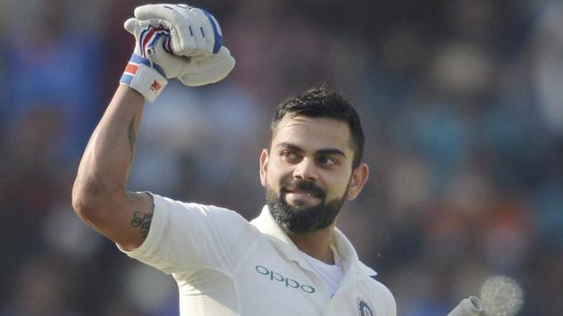 Virat Kohli can surpass Sourav Ganguly in the list of Indian skippers with most number of Test wins.(PTI)