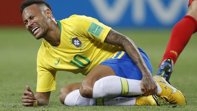 Neymar was accused by multiple coaches and footballers of diving at the FIFA World Cup 2018.(AP)