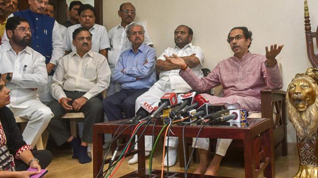Mounting pressure on its ally, the Bharatiya Janata Party (BJP), and Maharashtra Chief Minister Devendra Fadnavis, Shiv Sena chief Uddhav Thackeray on Monday said the state government must convene a special session of the Assembly immediately to discuss the Maratha reservation issue. (PTI) Mounting pressure on its ally, the Bharatiya Janata Party (BJP), and Maharashtra Chief Minister Devendra Fadnavis, Shiv Sena chief Uddhav Thackeray on Monday said the state government must convene a special session of the Assembly immediately to discuss the Maratha reservation issue. (PTI)