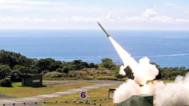 A MIM-104C (PAC-2) Patriot, a surface-to-air missile (SAM) system fires a missile during Han Kuang military drill in Pingtung, Taiwan on June 5. India is seeking to deploy the National Advanced Surface-to-Air Missile System-II (NASAMS-II) .(REUTERS/Representative image)