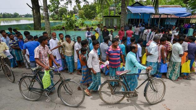 Assam’s updated National Register of Citizens (NRC) is a draft and “no coercive action” should be taken against people whose names were excluded, the Supreme Court said on Tuesday. The Court allowed the Union government to draft rules for dealing with the claims and objections of 40 lakh people who were excluded from NRC, which was published on Monday. (PTI File) Assam’s updated National Register of Citizens (NRC) is a draft and “no coercive action” should be taken against people whose names were excluded, the Supreme Court said on Tuesday. The Court allowed the Union government to draft rules for dealing with the claims and objections of 40 lakh people who were excluded from NRC, which was published on Monday. (PTI File)