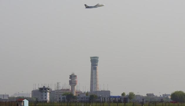 Construction of high-rise buildings is not permitted within a radius of 20 km from the airport without permission from concerned authorities. (Vipin Kumar/HT PHOTO) Construction of high-rise buildings is not permitted within a radius of 20 km from the airport without permission from concerned authorities. (Vipin Kumar/HT PHOTO)