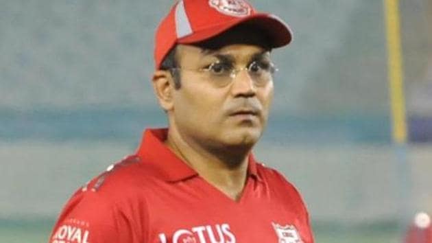 Virender Sehwag said he always felt that only Olympians should have been on the NADA committee and not cricketers.(HT Photo)