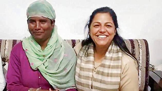 Padma Sampatha (left) with Dr Suneela Sharma, a social activist, at the Mental Health and Rehabilitation Centre in Shimla. (HT File) Padma Sampatha (left) with Dr Suneela Sharma, a social activist, at the Mental Health and Rehabilitation Centre in Shimla. (HT File)