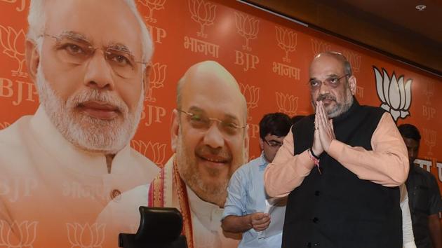 The Kolkata Police on Wednesday gave permission for BJP president Amit Shah’s rally on August 11, hours after he dared the Mamata Banerjee government to arrest him. (PTI File) The Kolkata Police on Wednesday gave permission for BJP president Amit Shah’s rally on August 11, hours after he dared the Mamata Banerjee government to arrest him. (PTI File)