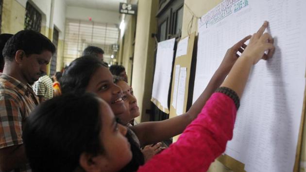 As per the data shared by the office of deputy director of education, Pune, a total of 75,969 applications had been submitted for admission under the third merit list. Of this, only 17,152 students have been allotted seats in junior colleges in Pune, with 5,746 students winning the allocation as per their first preference. (HT representational photo) As per the data shared by the office of deputy director of education, Pune, a total of 75,969 applications had been submitted for admission under the third merit list. Of this, only 17,152 students have been allotted seats in junior colleges in Pune, with 5,746 students winning the allocation as per their first preference. (HT representational photo)
