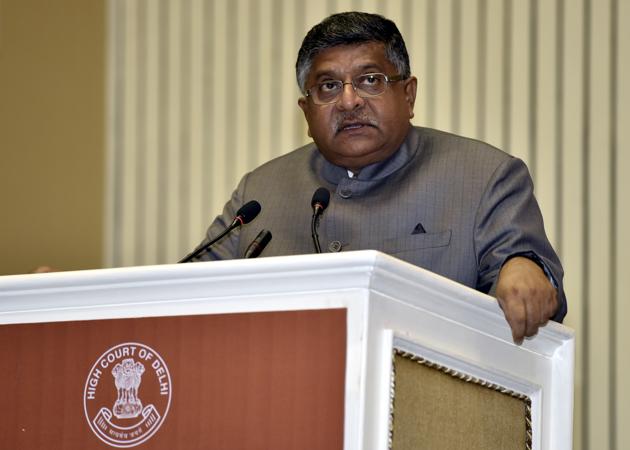 The funds will be utilised to achieve and sustain open defecation-free (ODF) status in villages across the country, said law minister Ravi Shankar Prasad.(Sonu Mehta/HT Photo) The funds will be utilised to achieve and sustain open defecation-free (ODF) status in villages across the country, said law minister Ravi Shankar Prasad.(Sonu Mehta/HT Photo)