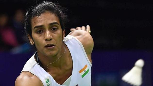 PV Sindhu never let up in the match as she won the first point of the match against the unseeded Fitriani and seldom lost steam in the entire match.(PTI)