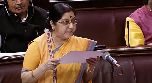 External Affairs Minister Sushma Swaraj Swaraj told the Lok Sabha that the main objective of the informal summit between Prime Minister Narendra Modi and Chinese President Xi Jinping (rpt Jinping) at Wuhan was to ensure mutual comfort, understanding and trust between the two leaders. (PTI file photo) External Affairs Minister Sushma Swaraj Swaraj told the Lok Sabha that the main objective of the informal summit between Prime Minister Narendra Modi and Chinese President Xi Jinping (rpt Jinping) at Wuhan was to ensure mutual comfort, understanding and trust between the two leaders. (PTI file photo)
