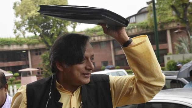Delhi’s Patiala House Court has allowed Congress leader Shashi Tharoor, who is an accused in the death case of his wife Sunanda Pushkar, to travel abroad but only after he deposits Rs 2 lakh. Earlier on July 5, the court had granted anticipatory bail to Tharoor but had restrained him from leaving the country without the court’s prior permission. (Vipin Kumar/HT File) Delhi’s Patiala House Court has allowed Congress leader Shashi Tharoor, who is an accused in the death case of his wife Sunanda Pushkar, to travel abroad but only after he deposits Rs 2 lakh. Earlier on July 5, the court had granted anticipatory bail to Tharoor but had restrained him from leaving the country without the court’s prior permission. (Vipin Kumar/HT File)