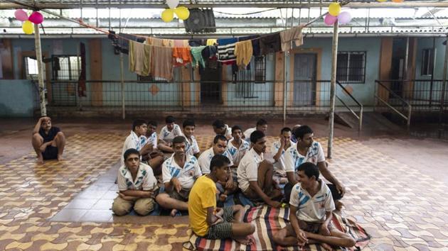 At Sangopita, a staff of 32, including caretakers and special educators looks after residents who are divided into groups based on their IQ and ability levels. They are offered training in communication, and in handicrafts like paper bag, candle and handkerchief making. The charitable trust also has a seven-member board that includes doctors and parents, and oversees the running of the institution. (Aalok Soni / HT Photo) 
