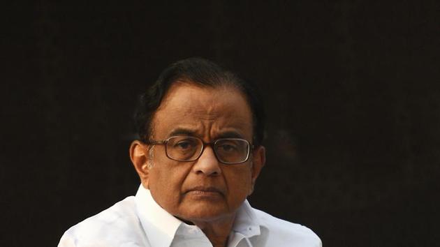 P Chidambaram, former Union finance minister, in New Delhi.(Raj K Raj/HT File Photo) P Chidambaram, former Union finance minister, in New Delhi.(Raj K Raj/HT File Photo)