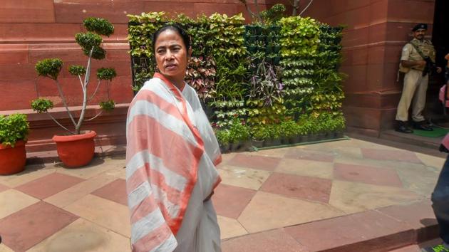 West Bengal Chief Minister Mamata Banerjee arrives at Parliament House, in New Delhi on Wednesday, August 01 , 2018. (PTI Photo) West Bengal Chief Minister Mamata Banerjee arrives at Parliament House, in New Delhi on Wednesday, August 01 , 2018. (PTI Photo)