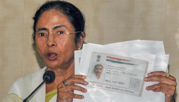 West Bengal chief minister Mamata Banerjee addresses a press conference over the final National Register of Citizen (NRC) draft of Assam at Nabanna in Howrah on Monday. (PTI photo) West Bengal chief minister Mamata Banerjee addresses a press conference over the final National Register of Citizen (NRC) draft of Assam at Nabanna in Howrah on Monday. (PTI photo)