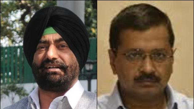 Sukhpal Singh Khaira and Arvind Kejriwal (HT File) Sukhpal Singh Khaira and Arvind Kejriwal (HT File)