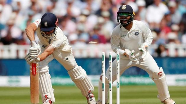 England's Alastair Cook is bowled out by India’s Ravichandran Ashwin (Action Images via Reuters)