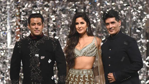 Salman Khan wore a black bandhgala with black salwar. The Indo-Persian inspired label of the ace designer is titled ‘Zween’. (AFP) Salman Khan wore a black bandhgala with black salwar. The Indo-Persian inspired label of the ace designer is titled ‘Zween’. (AFP)