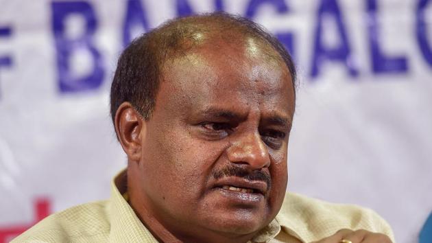 Karnataka Chief Minister HD Kumaraswamy speaks during a press conference in Bengaluru on June 19, 2018. Dates for local body elections have been announced in the state and the results will be seen as a test for him. (PTI) Karnataka Chief Minister HD Kumaraswamy speaks during a press conference in Bengaluru on June 19, 2018. Dates for local body elections have been announced in the state and the results will be seen as a test for him. (PTI)