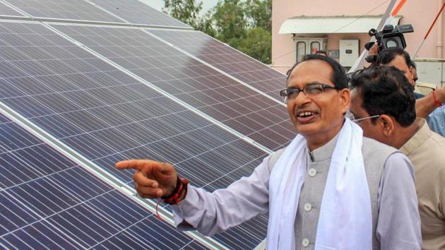 Chief minister Shivraj Singh Chouhan has repeated his assertion that roads in Madhya Pradesh are better than those in the United States as he criticised the Congress party for making it a “bimaru” or an ailing state during its regime. (PTI File)