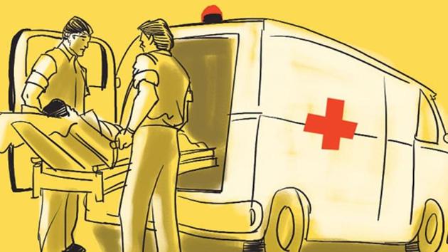 The incident happened at 8 am. The child was rushed to a nearby hospital, but breathed her last while undergoing treatment. (HT PHOTO FOR REPRESENTATION ONLY) The incident happened at 8 am. The child was rushed to a nearby hospital, but breathed her last while undergoing treatment. (HT PHOTO FOR REPRESENTATION ONLY)