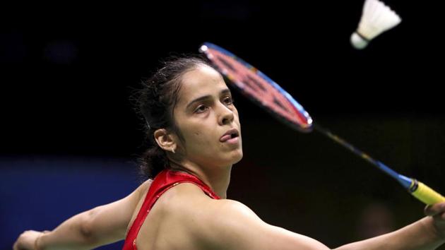 Saina Nehwal downed 2013 champion Ratchanok Inthanon of Thailand 21-16 21-19.(AP)