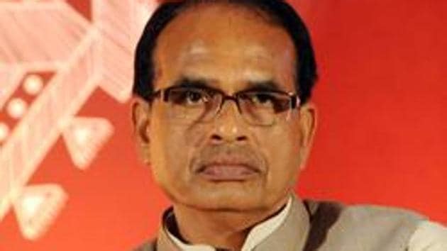 Madhya Pradesh chief minister Shivraj Singh Chouhan in Bhopal.(Praveen Bajpai/HT File Photo)