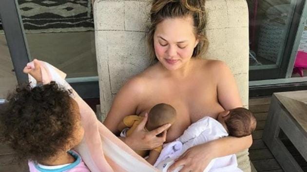 This Mom's Instagram About Her Breastfeeding Boobs Is So Relatable