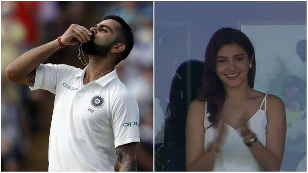 Virat Kohli pulled out his wedding ring and kissed it after his knock. Virat Kohli pulled out his wedding ring and kissed it after his knock.