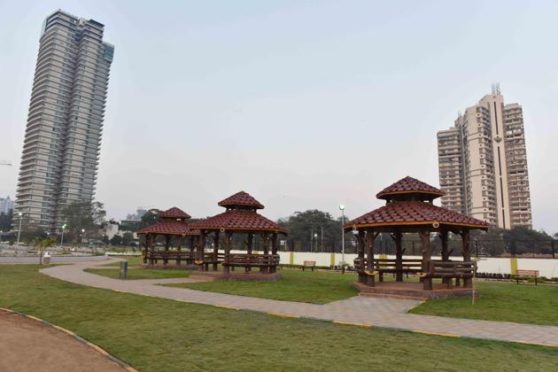 BMC garden at Bhoiwada. (HT Photo) BMC garden at Bhoiwada. (HT Photo)