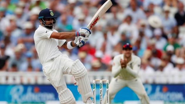 India's Virat Kohli in action against England in first Test at Edgbaston. (Action Images via Reuters) India's Virat Kohli in action against England in first Test at Edgbaston. (Action Images via Reuters)