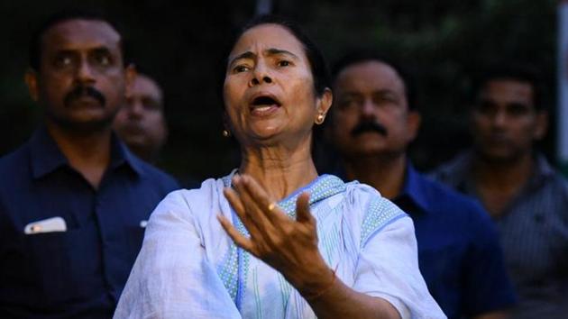 Mamata Banerjee was in Delhi recently and met Congress leaders Sonia and Rahul Gandhi but party chief in West Bengal Adhir Ranjan Chowdhury has launched an all out attack against her(Arun Sharma/HT file photo)