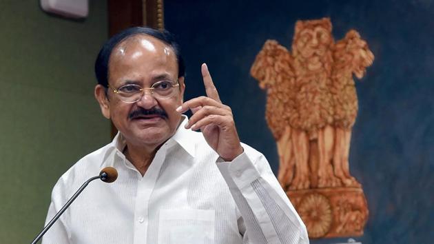 Vice President M Venkaiah Naidu addresses the officers of 120th Induction Training Course of Lal Bahadur Shastri National Academy of Administration (LBSNAA), in New Delhi on Friday, Aug 3, 2018. (PTI) Vice President M Venkaiah Naidu addresses the officers of 120th Induction Training Course of Lal Bahadur Shastri National Academy of Administration (LBSNAA), in New Delhi on Friday, Aug 3, 2018. (PTI)