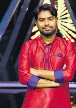 Saurabh Valmiki is among the top 14 of the reality show and is getting rave reviews for his performances by the judges(HT Photo)