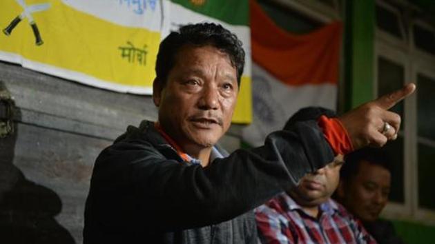 Bimal Gurung, former chief of Gorkha Janmukti Morcha (AFP Photo) Bimal Gurung, former chief of Gorkha Janmukti Morcha (AFP Photo)