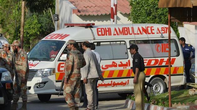 Police said the incident occurred due to over speeding. The bus was taking passengers from Buner district to Karachi.(AFP/Picture for representation) Police said the incident occurred due to over speeding. The bus was taking passengers from Buner district to Karachi.(AFP/Picture for representation)