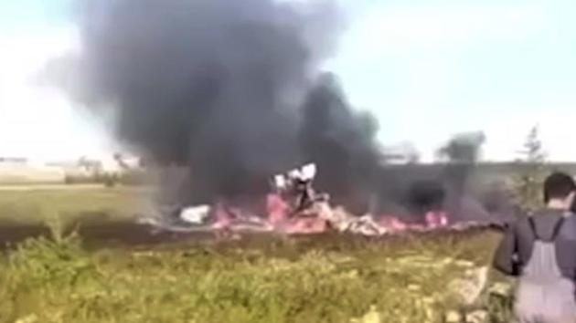 The crashed helicopter was carrying 15 passengers and three crew. (AP) The crashed helicopter was carrying 15 passengers and three crew. (AP)