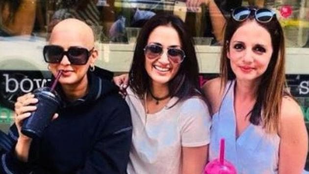 Sonali Bendre refused to let cancer rule her life as she shared a joyful new photo with friends on Friendship Day.