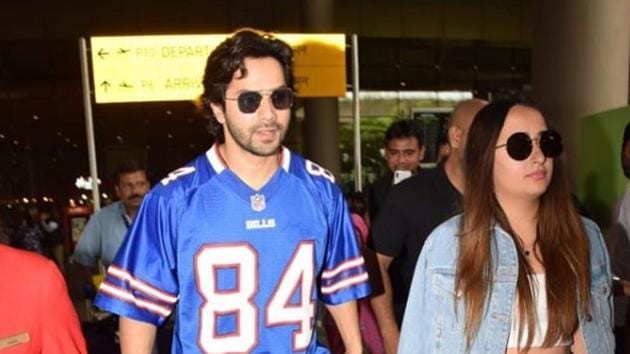 Varun Dhawan and Natasha Dalal were spotted at the Mumbai airport.