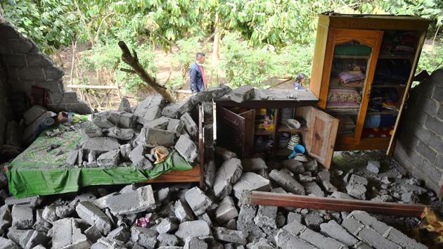 A major earthquake rocked Indonesia’s Lombok island on Sunday, the US Geological Survey reported, just a week after a quake killed 17 people on the holiday island.(Reuters/File) A major earthquake rocked Indonesia’s Lombok island on Sunday, the US Geological Survey reported, just a week after a quake killed 17 people on the holiday island.(Reuters/File)